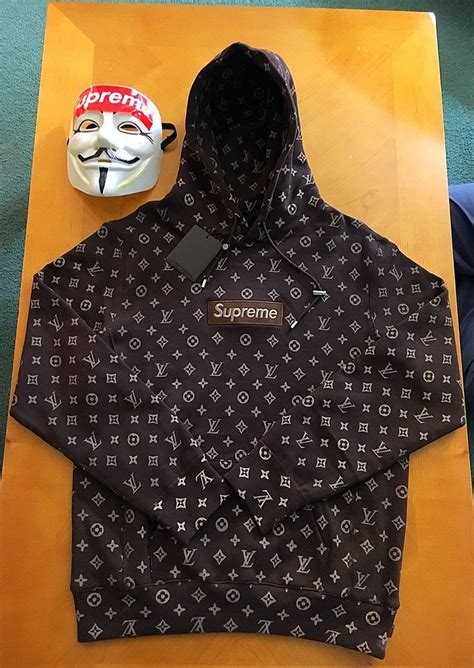 how much was the supreme louis vuitton hoodie retail|Louis Vuitton x supreme tracksuit.